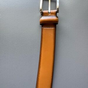 Men's Tan Leather Belt